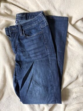 High Rise Skinny Blue Jeans